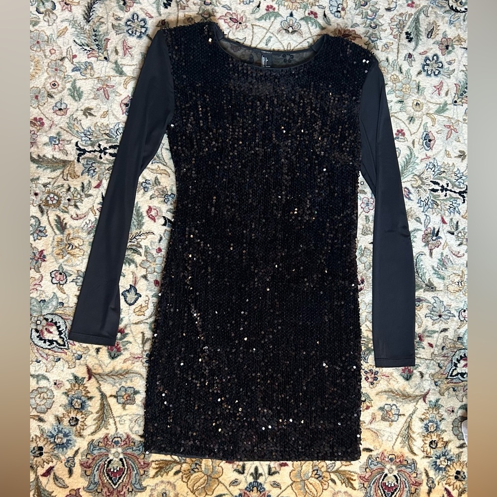 Forever 21 Black Sequin Dress
